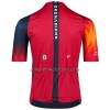 Maglia 2023 INEOS Grenadiers Manica Corta Rosso Blu Scuro